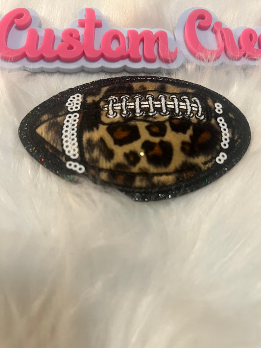 Tan Black Football