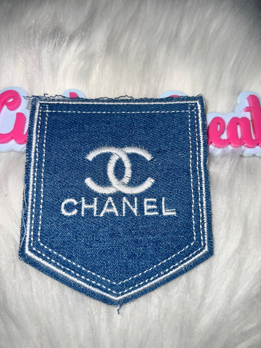 CC-Inspired Denim Pocket Patch (Iron-On)