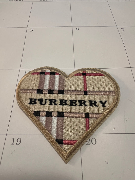 Tan Burberry Heart