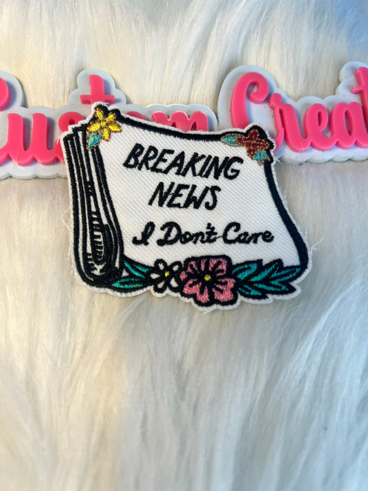Breaking news