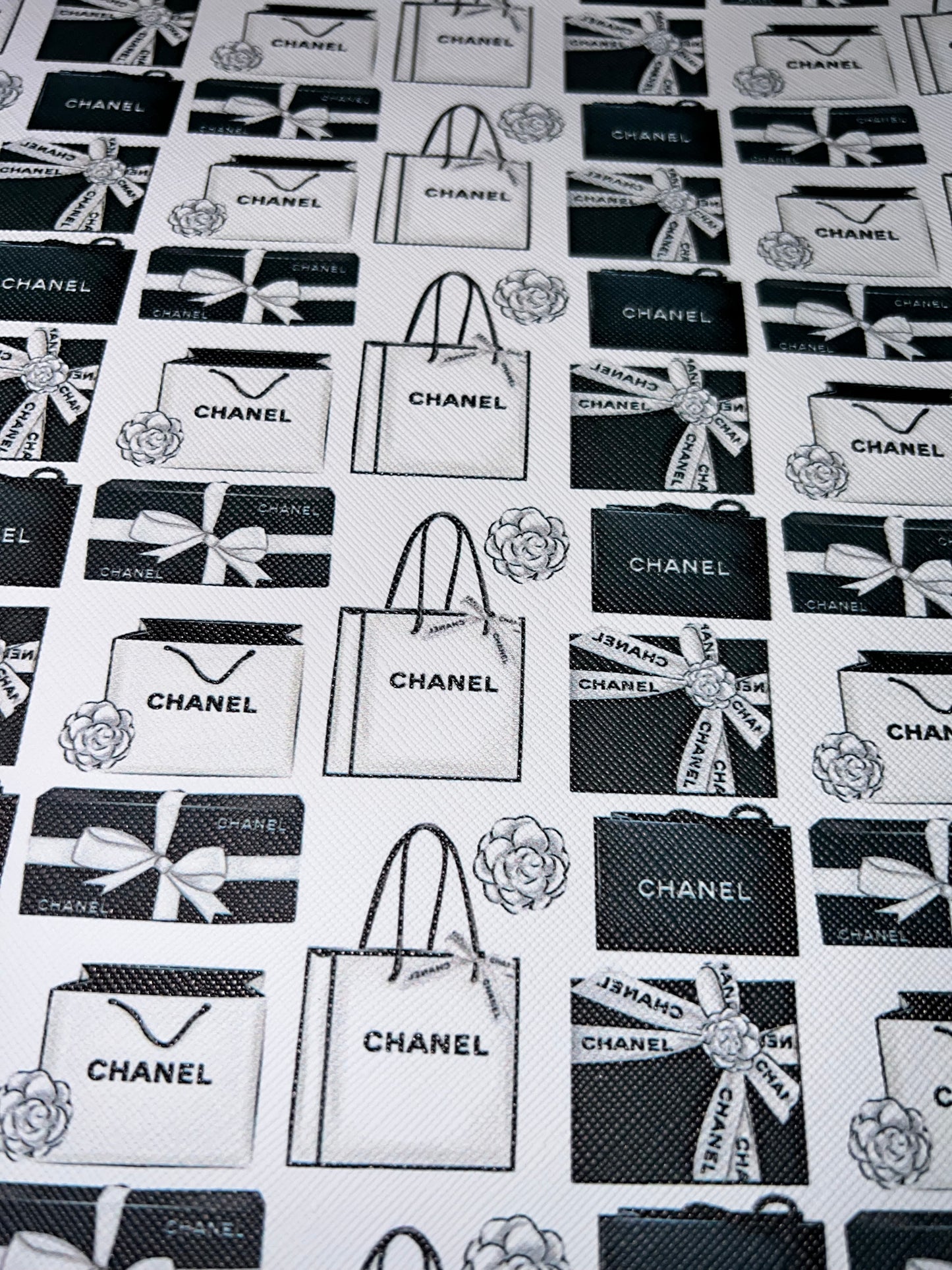 Luxe Shopping Bags Faux Leather Sheet – 9x12