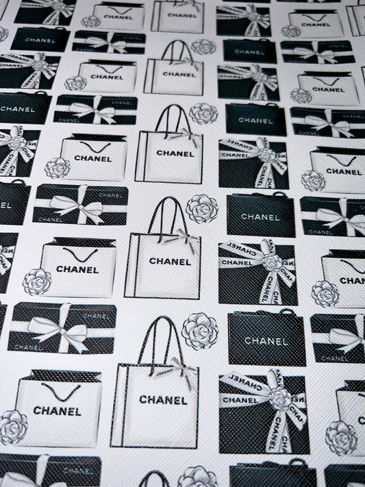 Luxe Shopping Bags Faux Leather Sheet – 9x12