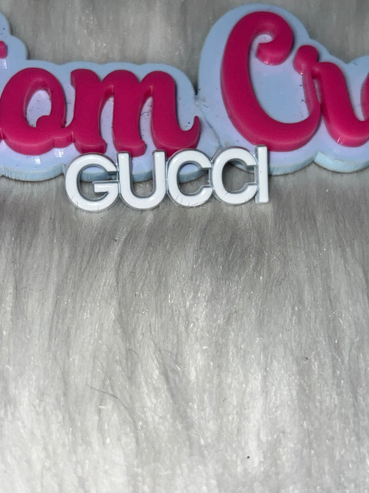 GG Letter Charm – White