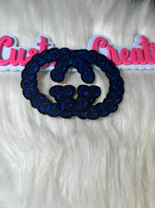 Blue Black GG Rose