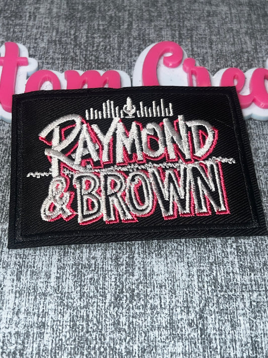 R&B Lettering Patch – Embroidered Fashion Statement Patch