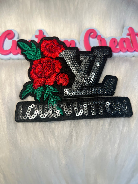 Rose Sequin Silver CC