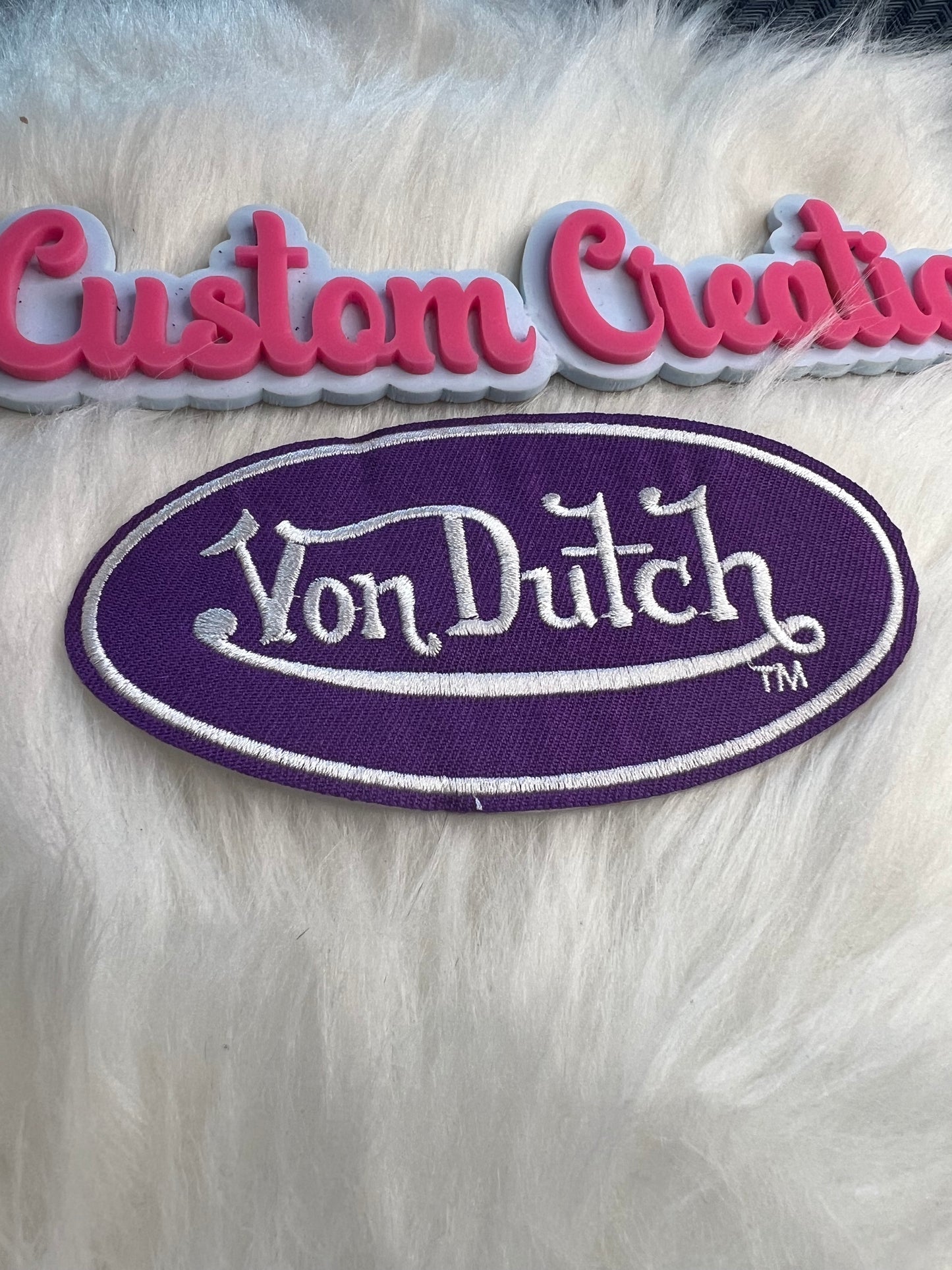 Purple White Von Dutch