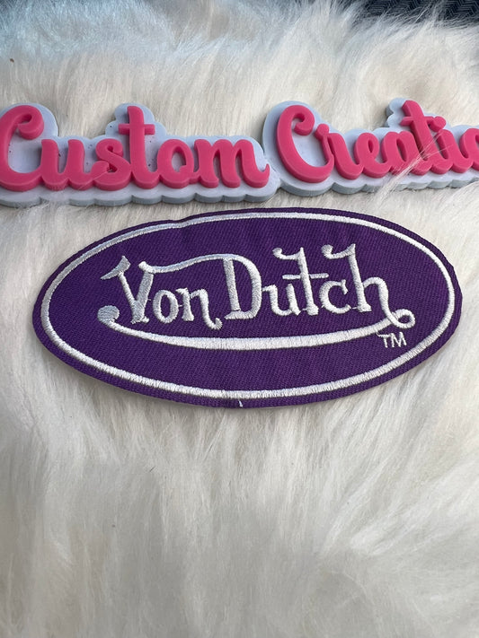 Purple White Von Dutch