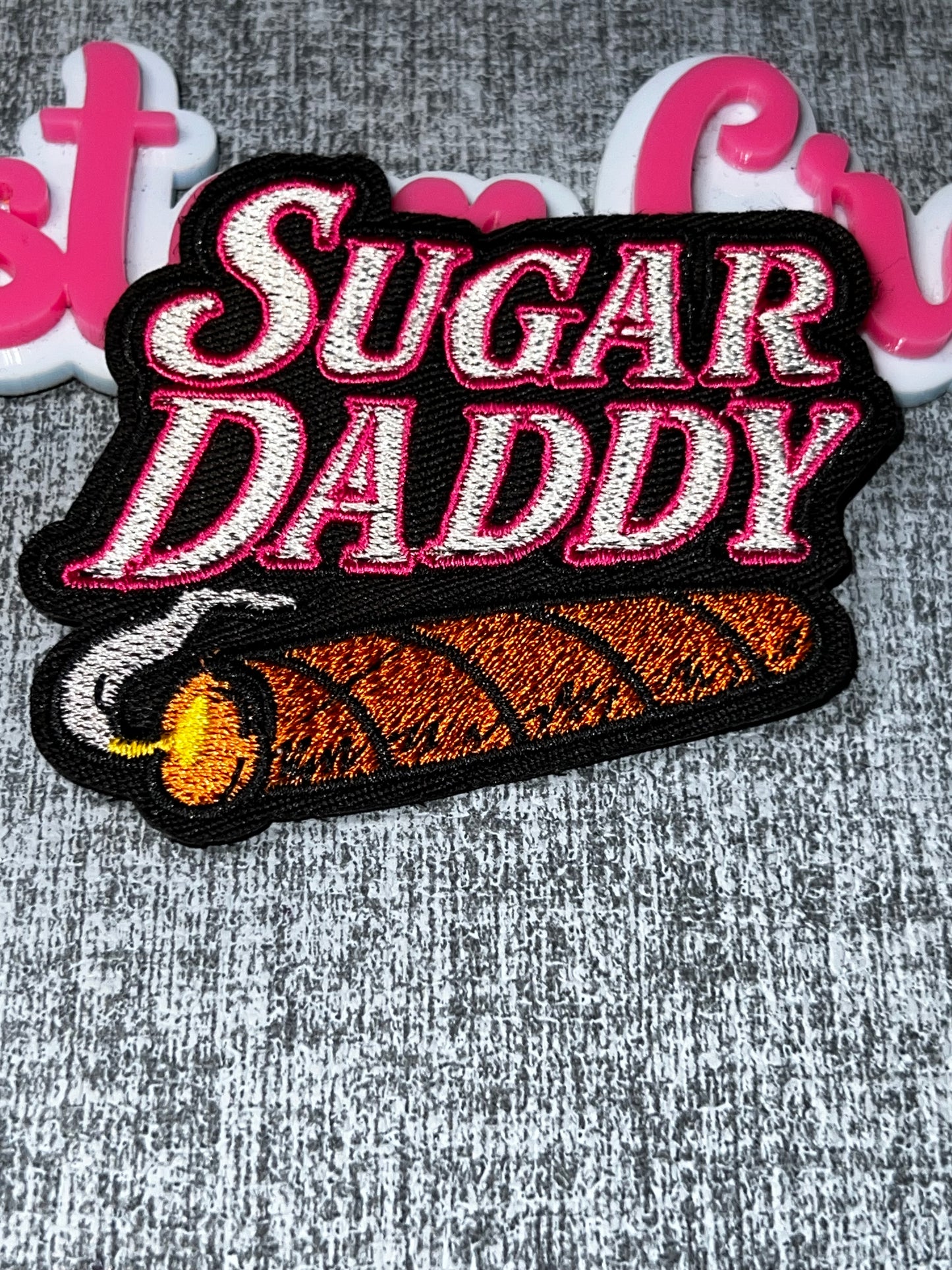 Sugar Daddy Patch Money Roll – Funny Embroidered Iron On Patch Statement Applique