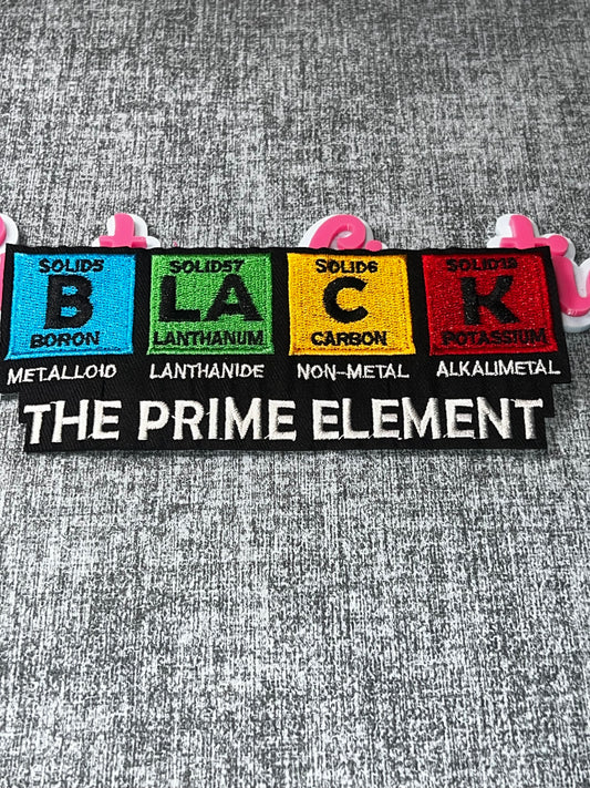 Black Girl Magic Science Patch – Embroidered Iron On Applique