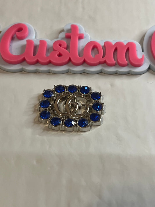 Blue Silver Bling GG
