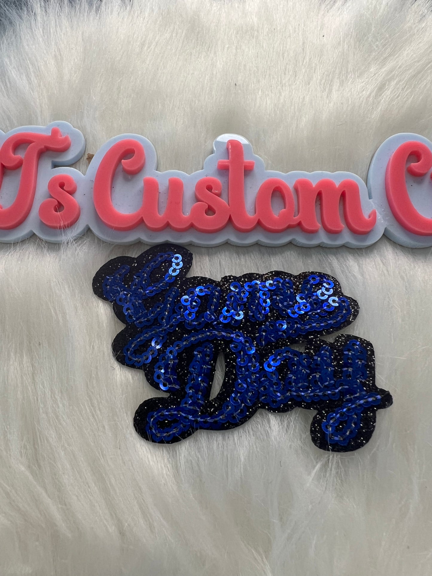 Sequin Blue Game Day