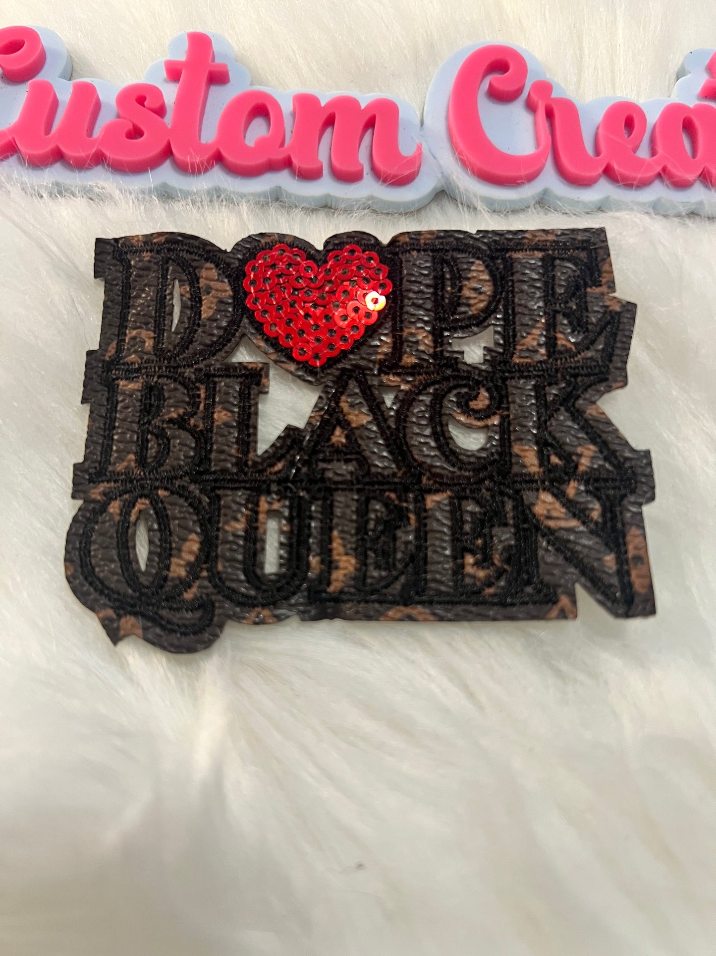 Dope Black Queen LV Heart