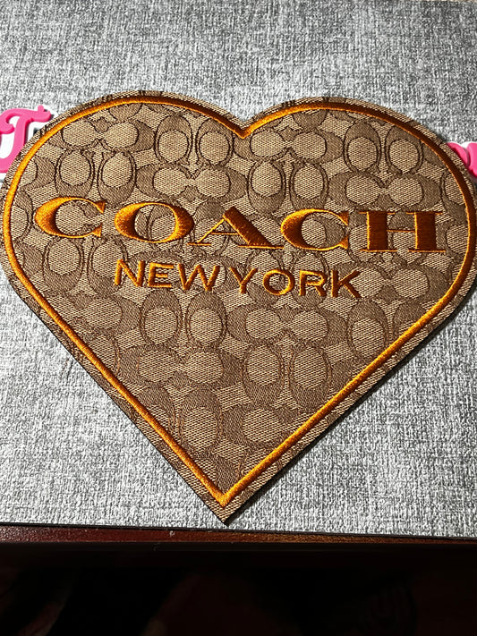 Tan Heart Embroidered Patch – Fashion Heart Iron-On Patch