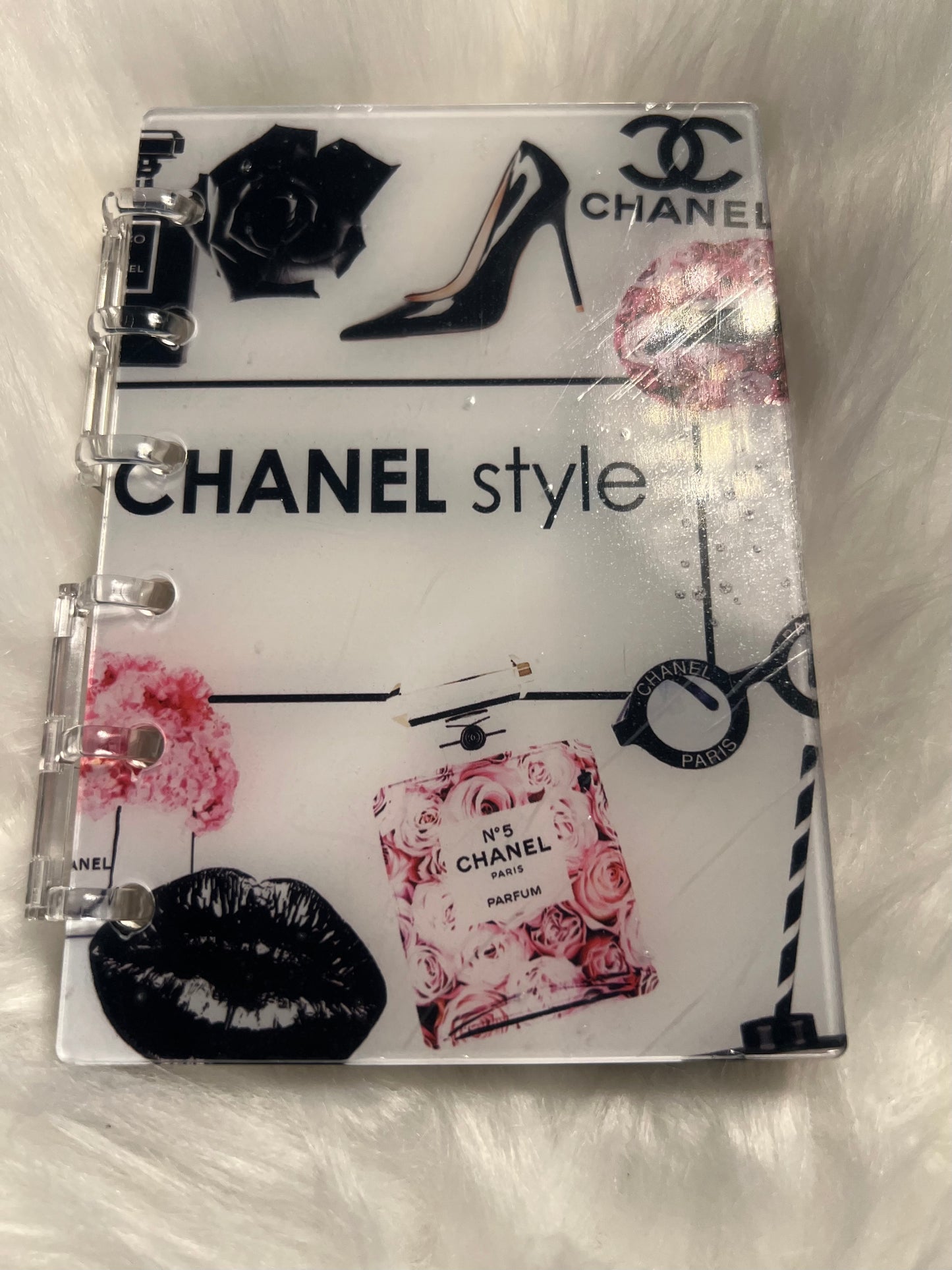 Acrylic Notebook CC Pink Perfume