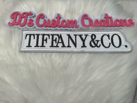 Black White Tiffany word