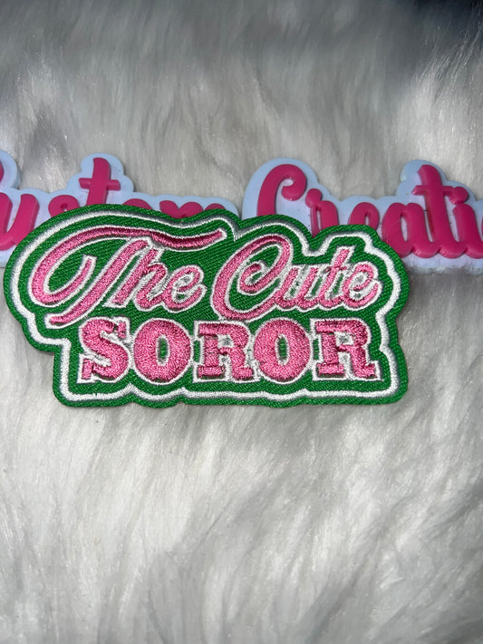 The Cute Soror (Pink & Green)AKA colors