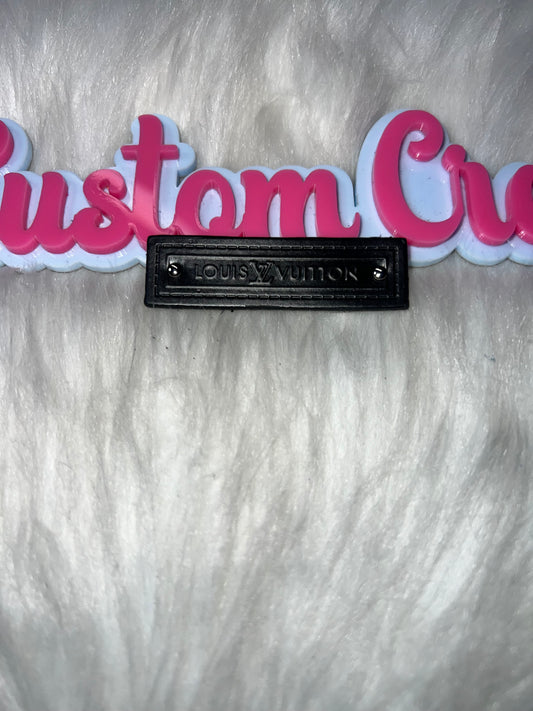 Black Rectangle Fashion Tag
