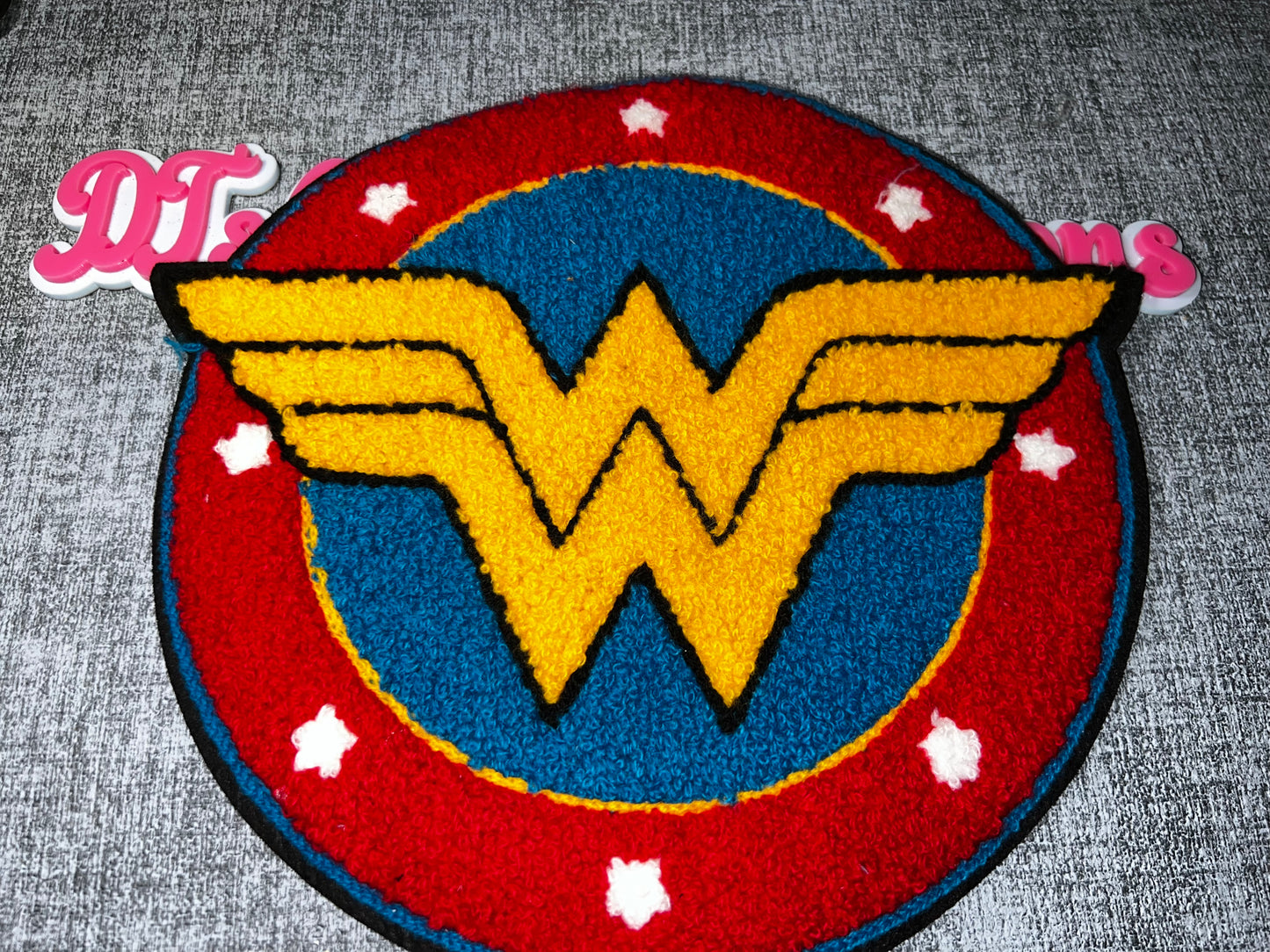 Hero Symbol Chenille Iron-On Patch – Embroidered Applique