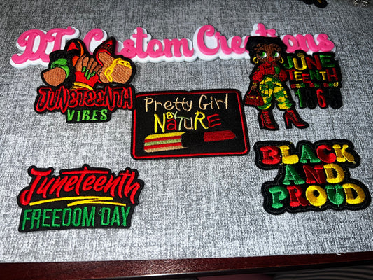 Cultural Pride & Freedom Patch Bundle – 5 Piece Set