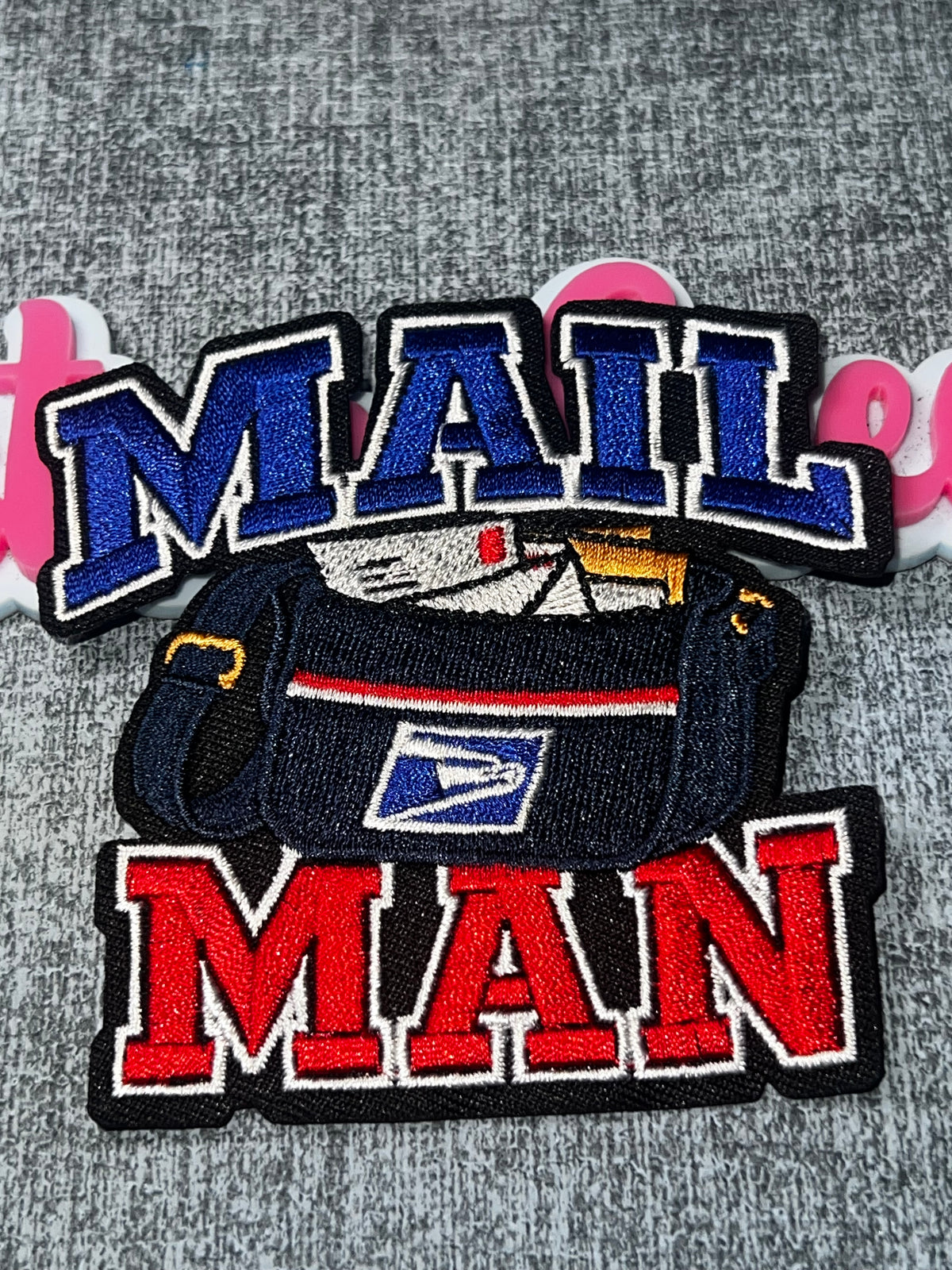 Mail Man Delivery Bag Patch – Embroidered Postal Worker Applique