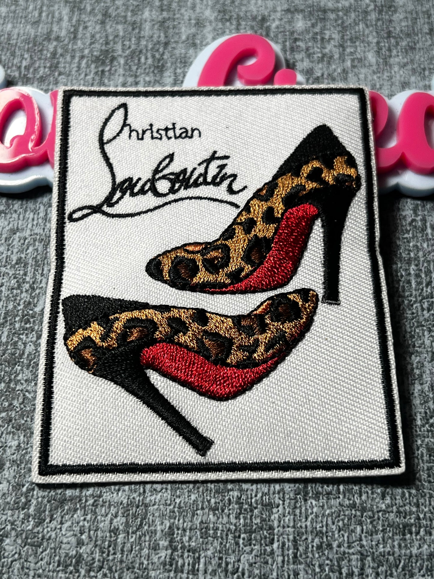 Heels Patch – Fashion Embroidered Applique Small