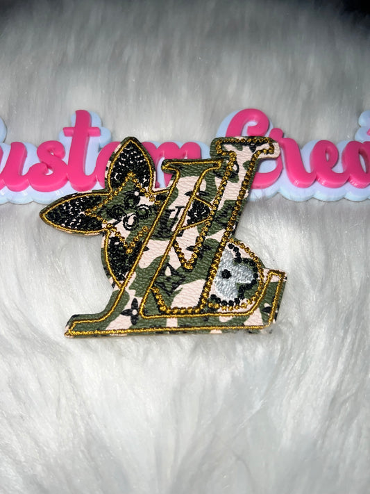 Green LV “L” Patch