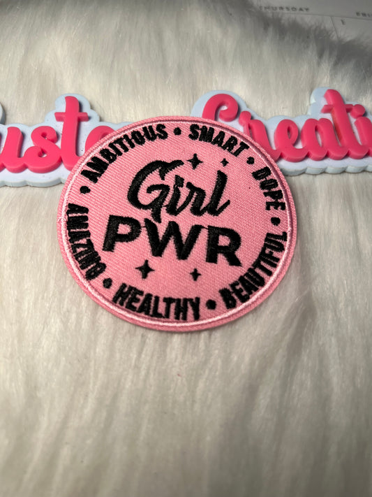 Round Pink Girl Power