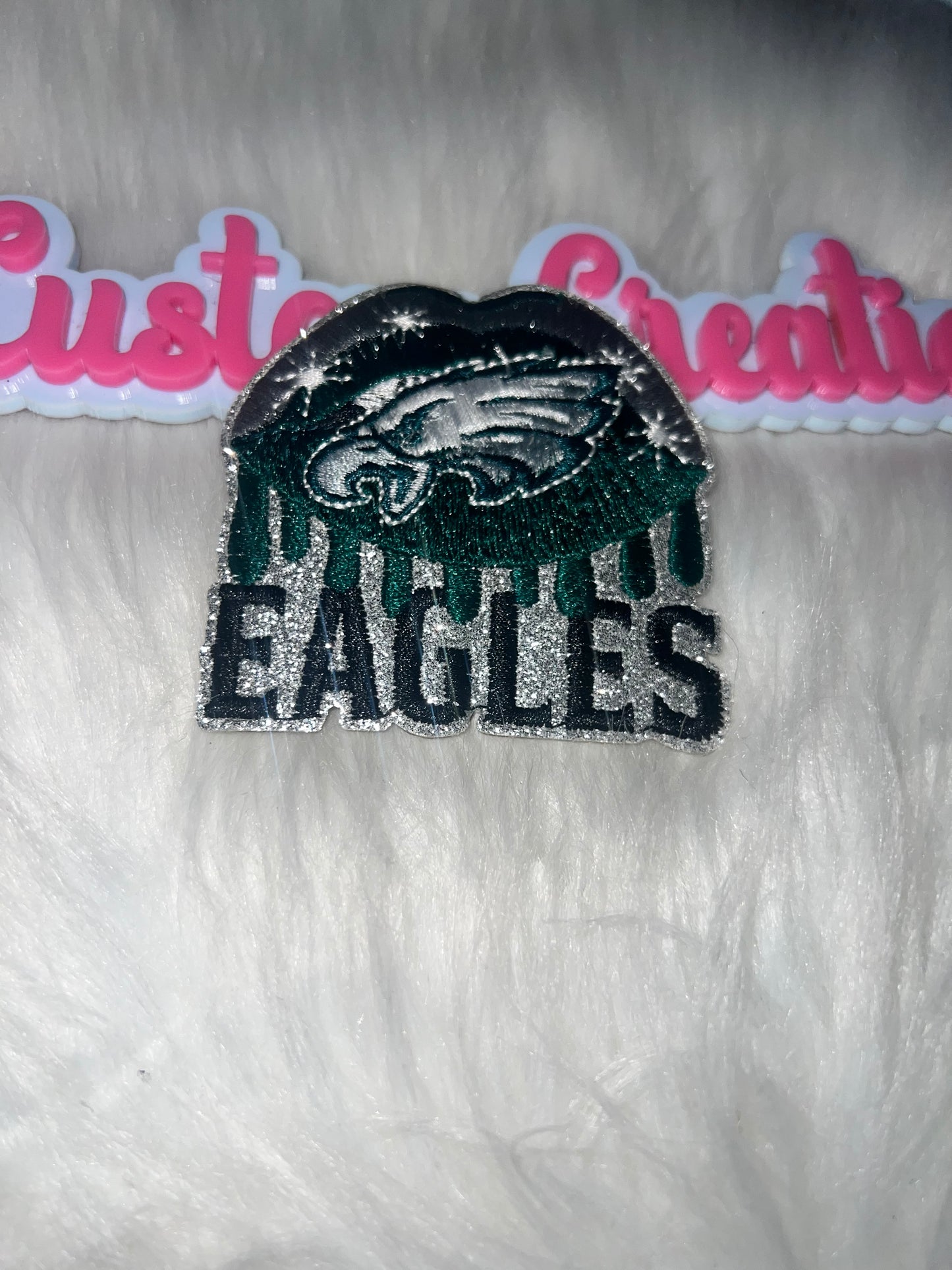 Eagles Drip Lips Patch
