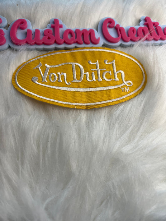 Yellow White Von Dutch