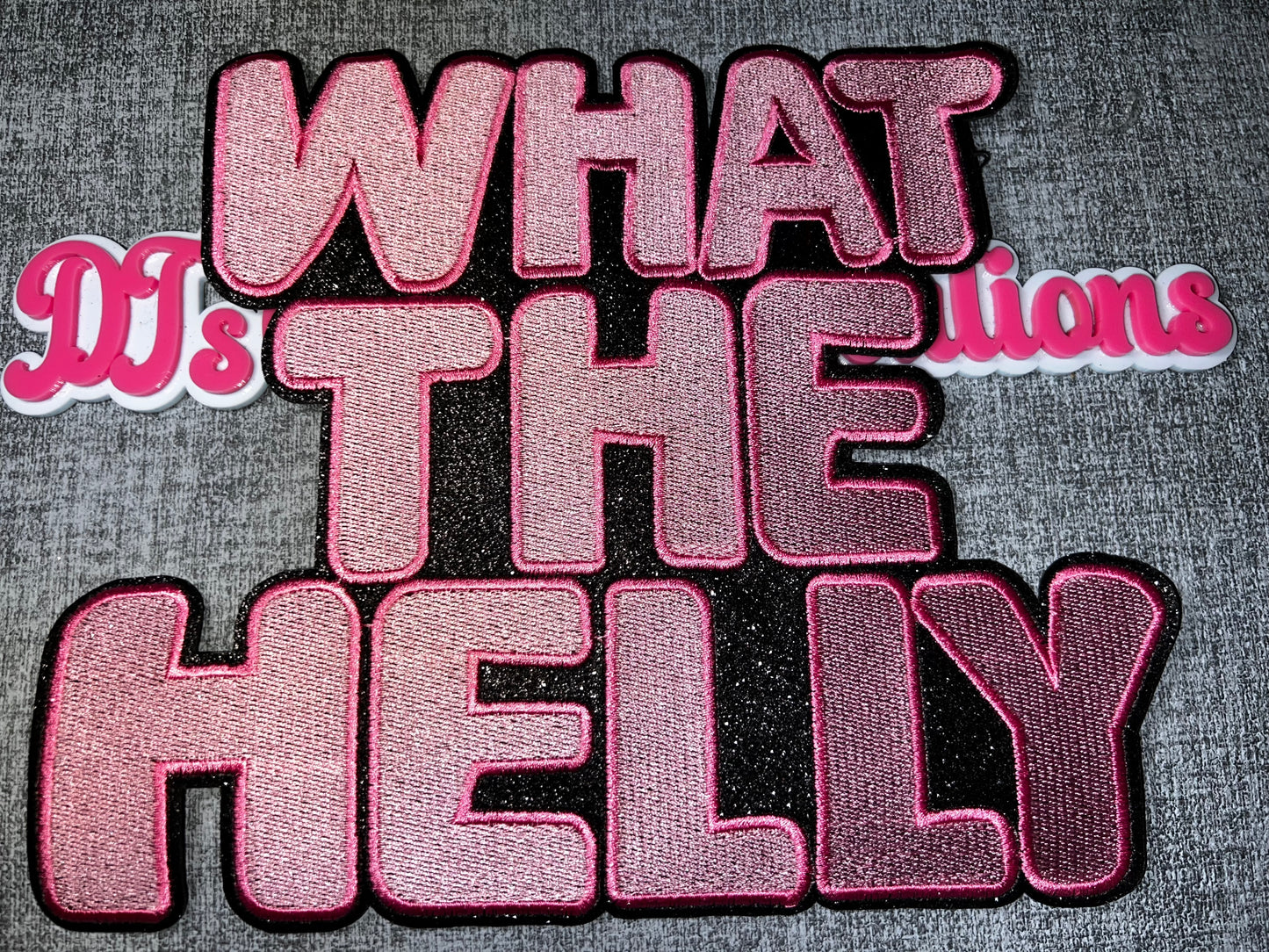 What The Helly Patch – Fun Statement Embroidered Applique