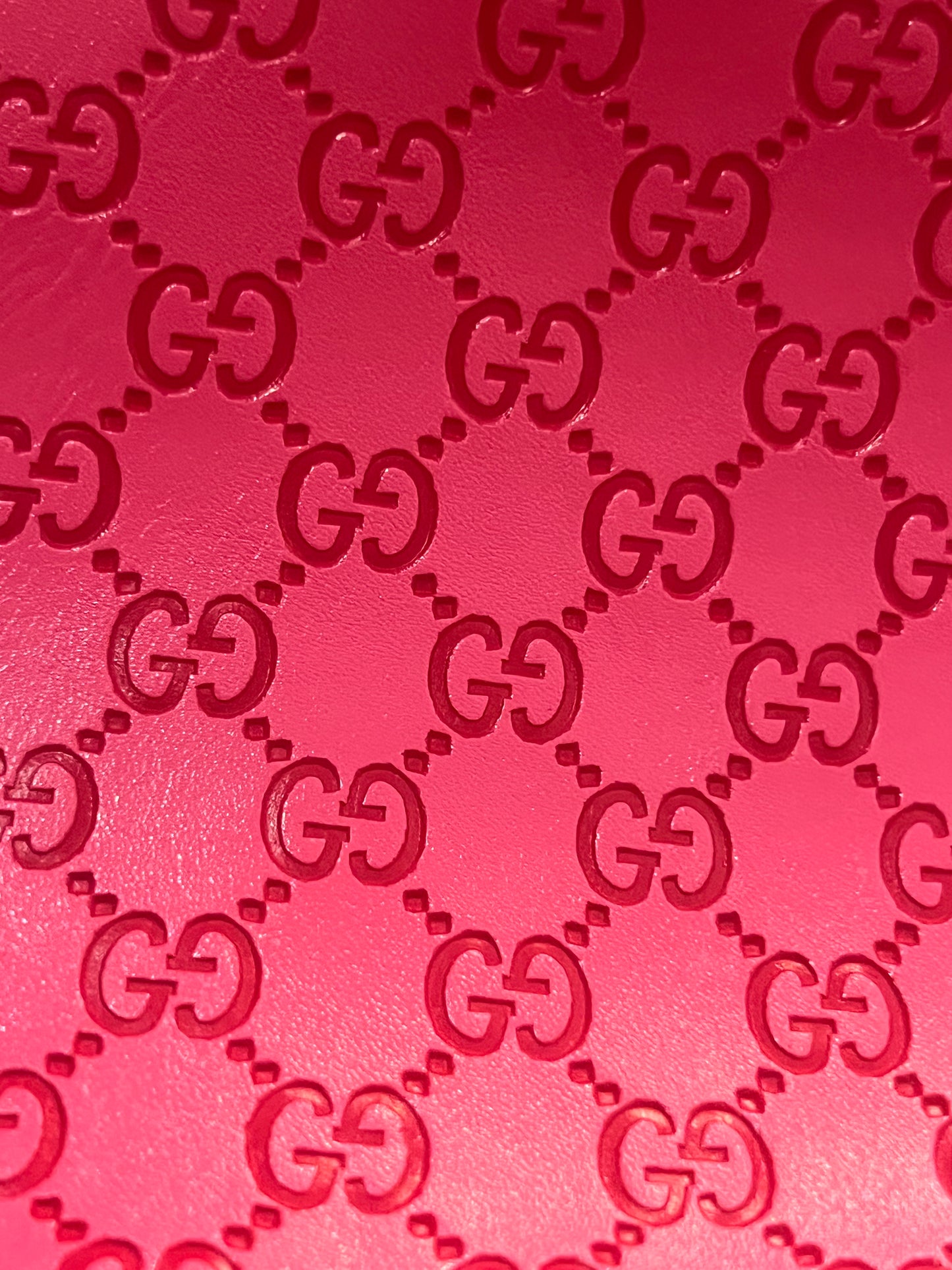 Hot Pink Embossed GG