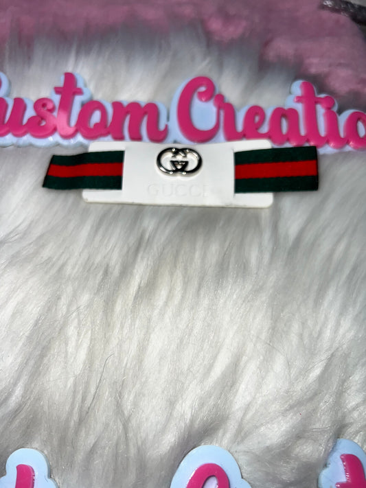 Fashion Stripe Accent Tag – Faux Leather Craft Embellishment for Hats, Bags & DIY Projects