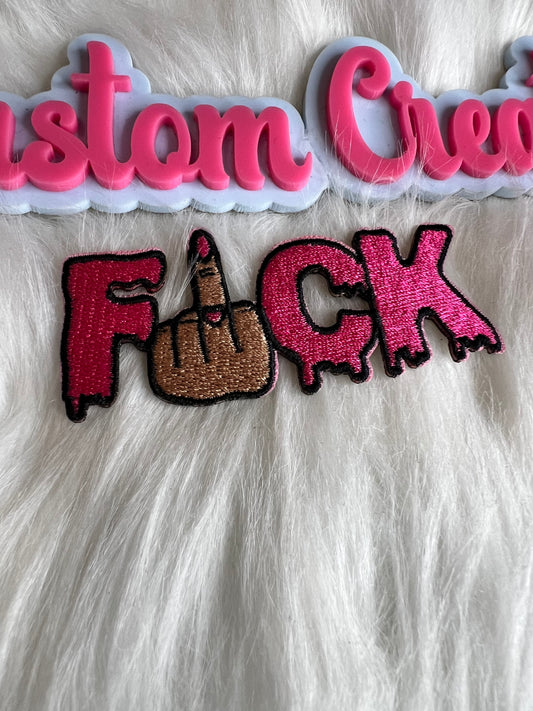 Hot Pink FU finger