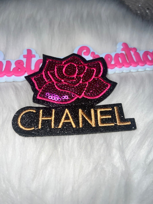 CC Rose Patch – Pink Sequin Flower