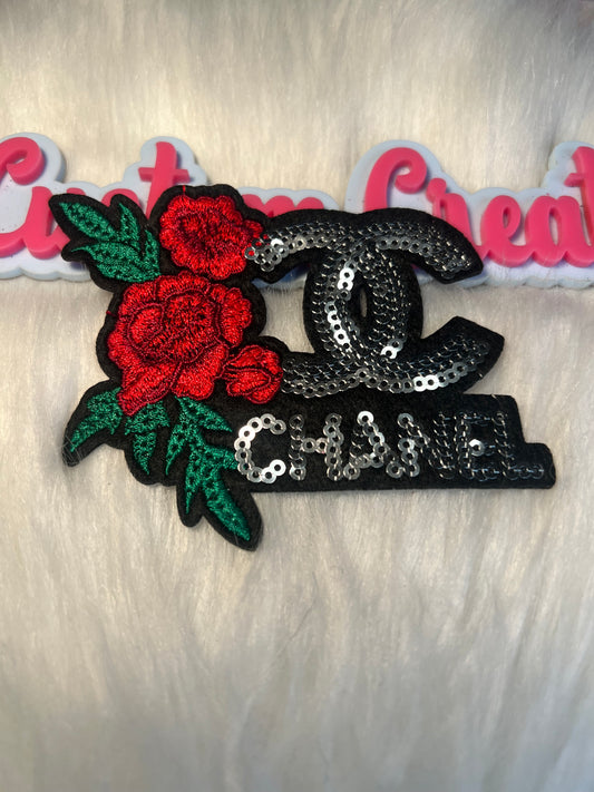 Rose Sequin Silver CC