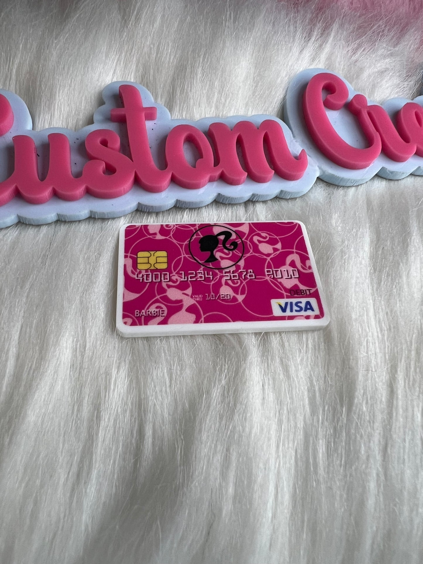 Barbie Pink Visa card