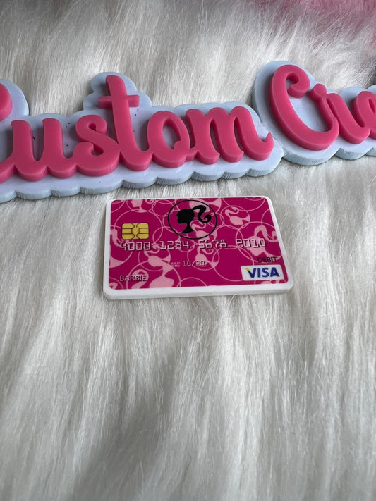 Barbie Pink Visa card