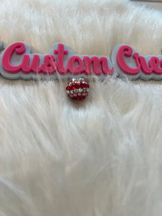Small Silver Red Focal
