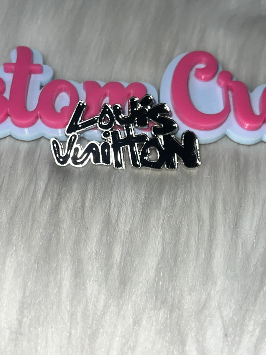 Luxe Script Fashion Charm