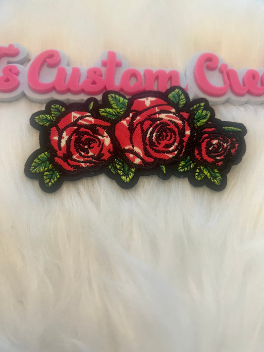 Small LV Faux Leather Rose