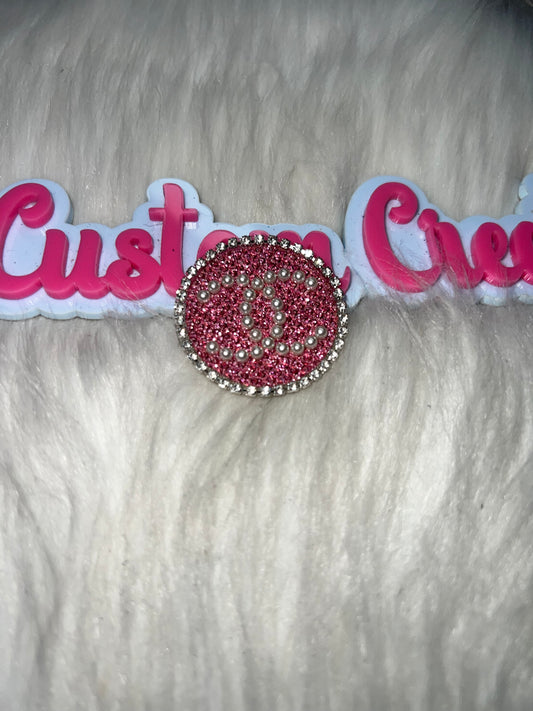 Rhinestone Pearl Round Iron-On Patch – Decorative DIY Craft Patch
