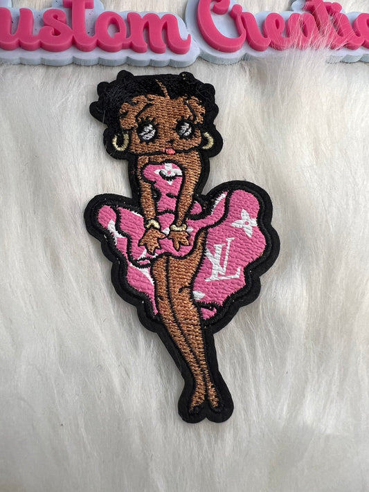 Pink small Betty Boop Faux Leather