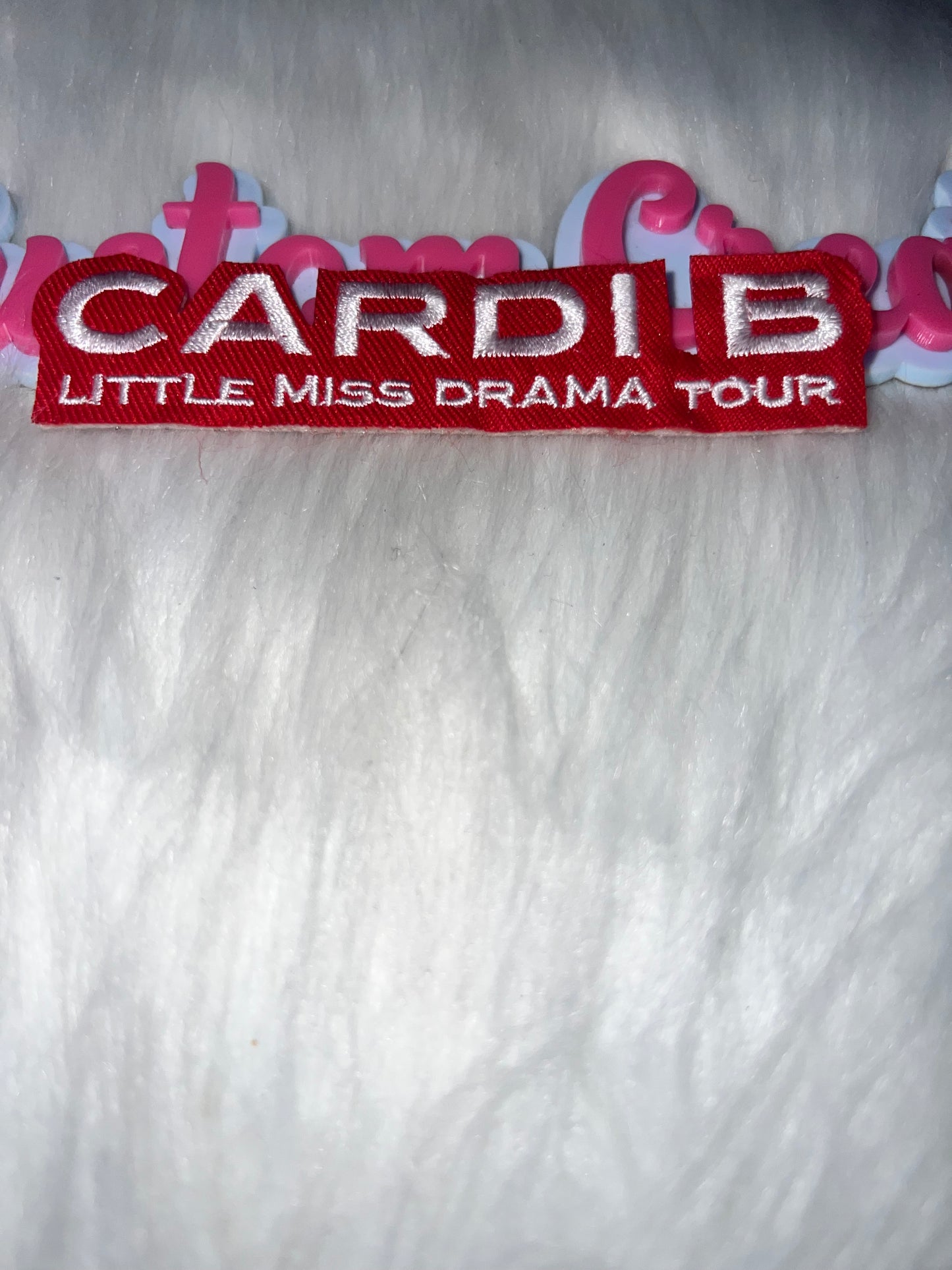 ❤️🎤 Cardi B Little Miss Drama Tour Iron-On Patch