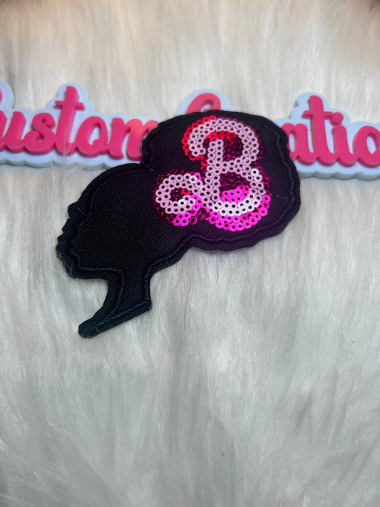 Black Barbie B ponytail