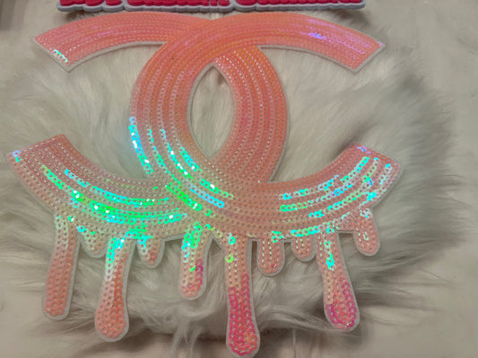 Drip Sequin Pink CC
