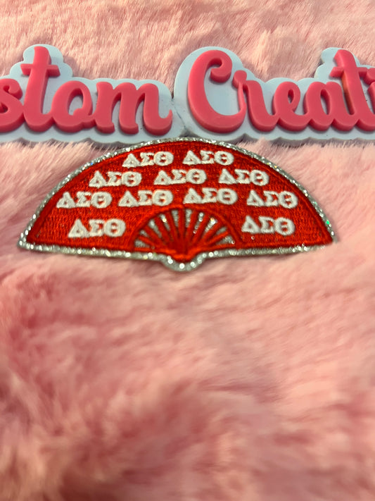 Glitter Delta with letters
