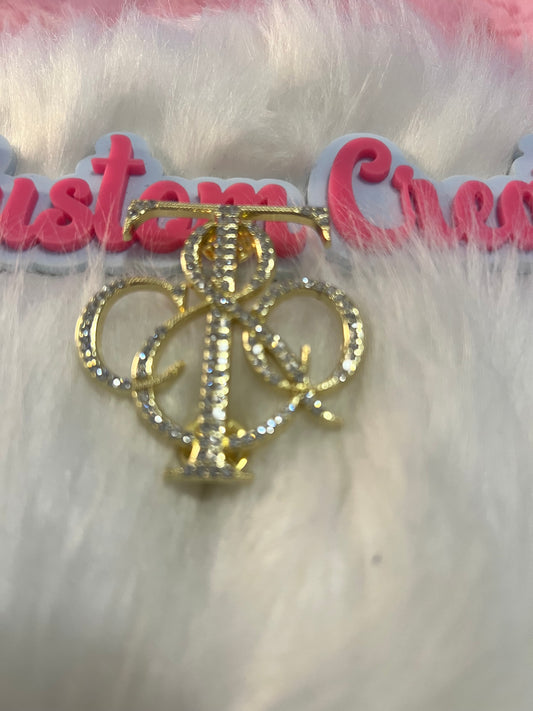 Tiffany Gold Bling Brooch