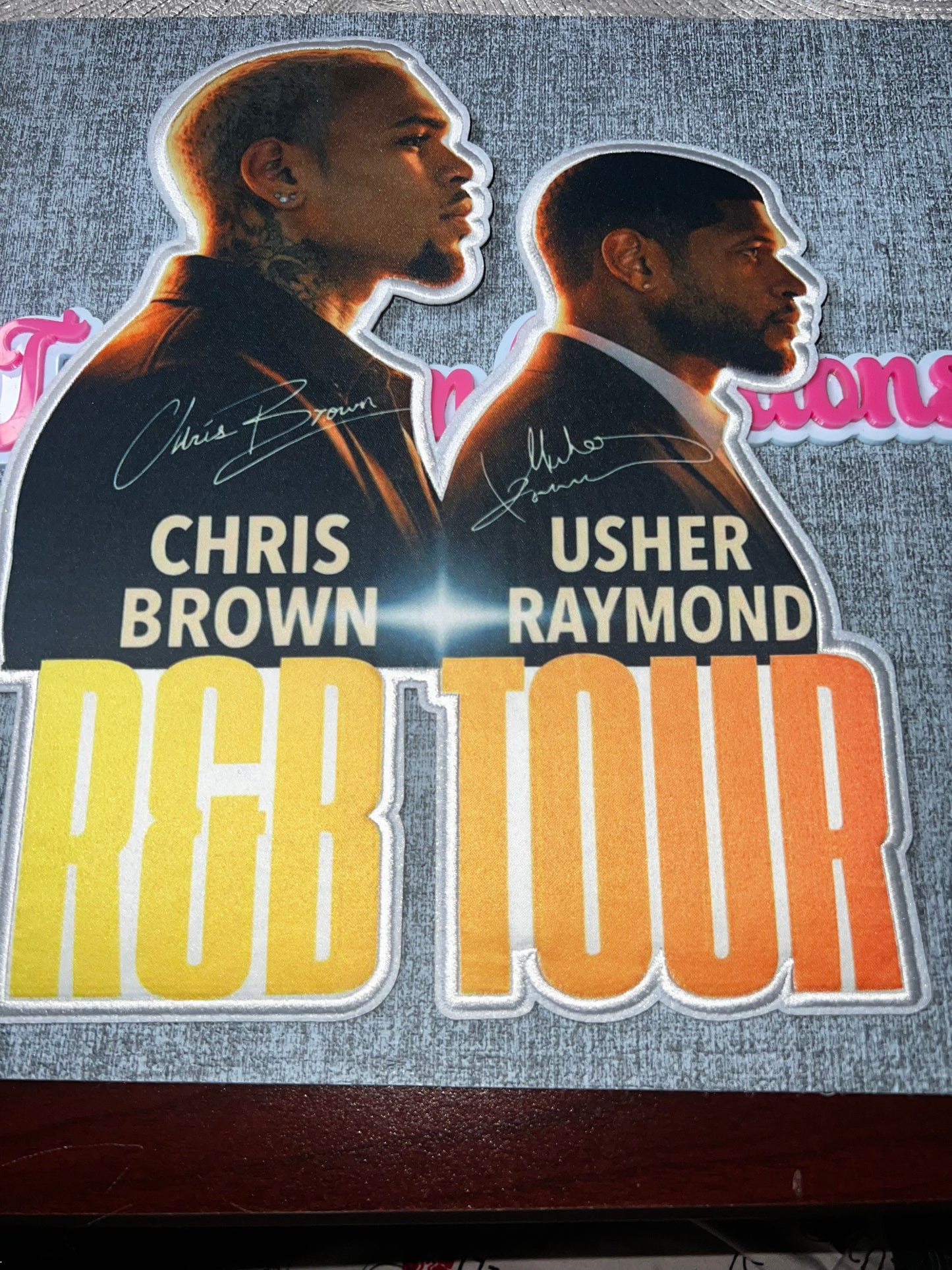 R&B Tour Music Patch – Concert Style Embroidered Appliqué