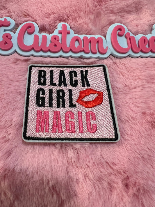 Pink Black Girl Magic Red Lips